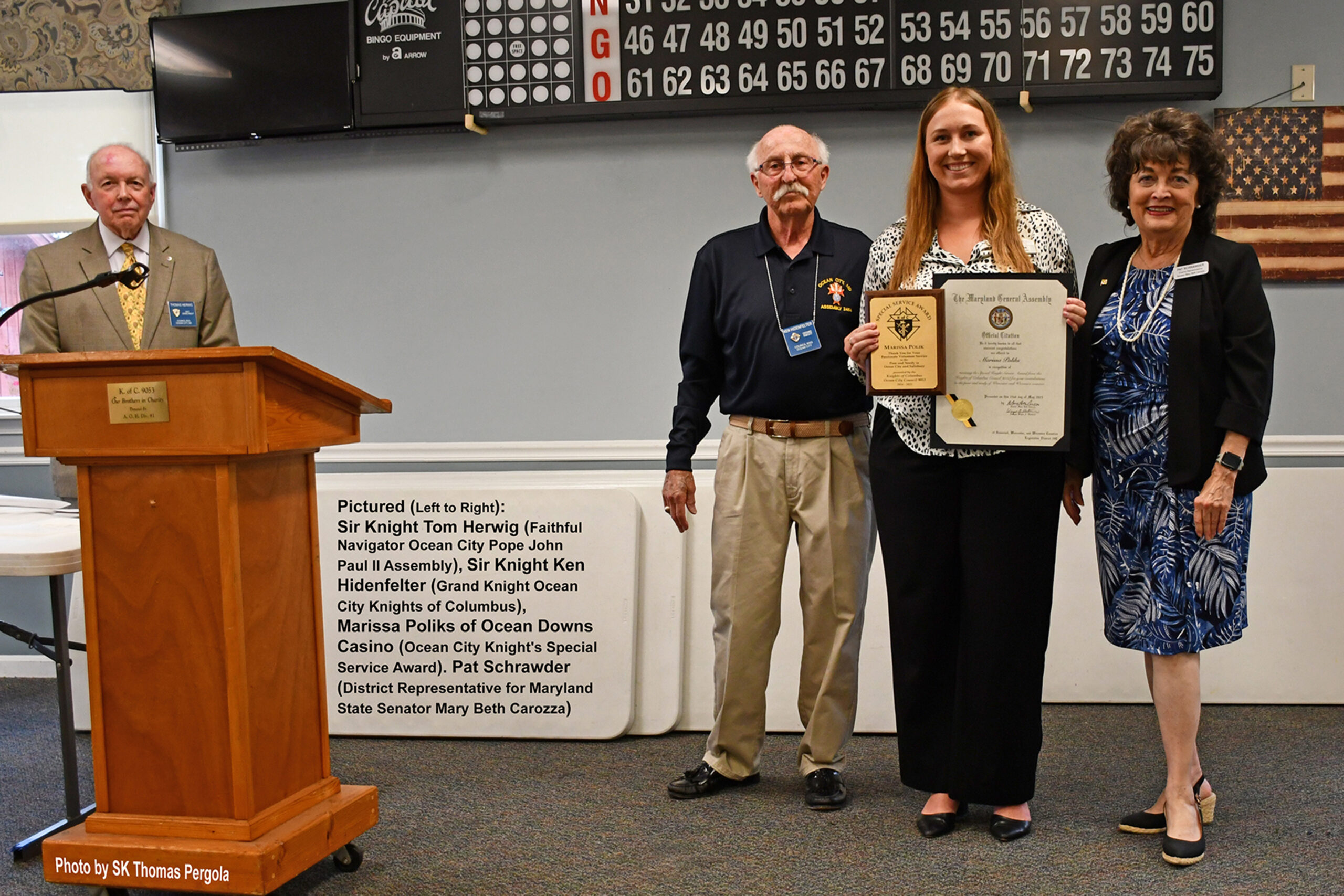 Special Service Award-Marissa Poliks