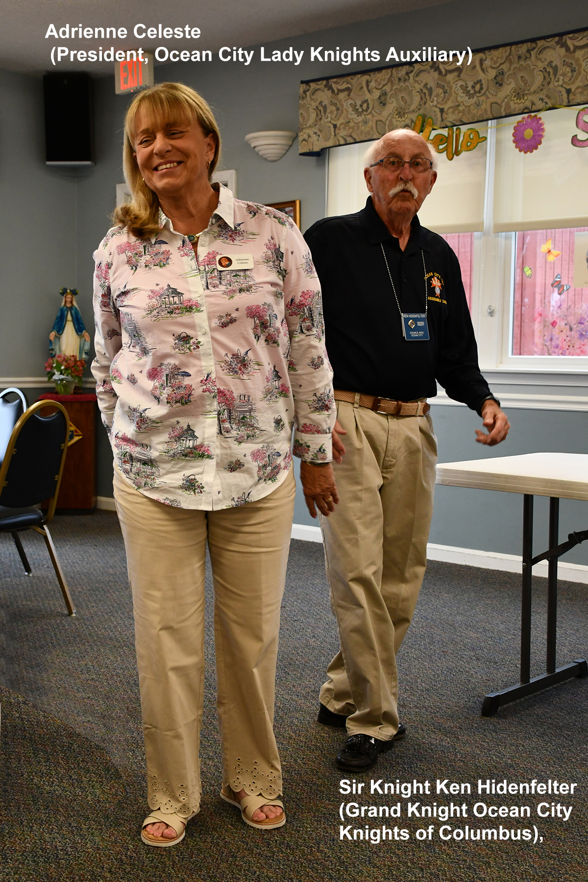 Ladies Aux President-Adrienne Celeste  GK-Ken Hidenfelter